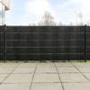 VidaXL Balkon-Sichtschutze 5 Stk. Schwarz 255x19 cm Poly Rattan