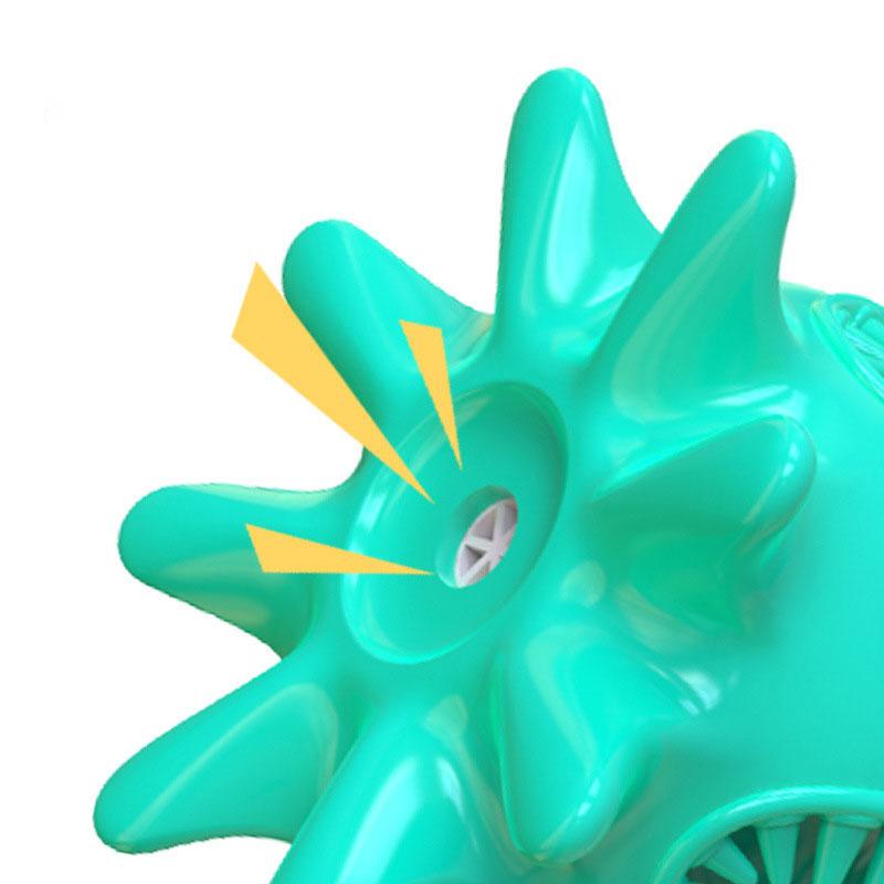 Octopus Shaped Squeaky Dog Chew Toy Bite Resistant Rubber Puppy Toy Teeth Cleaning Gum Care Interactive Pet Toy for