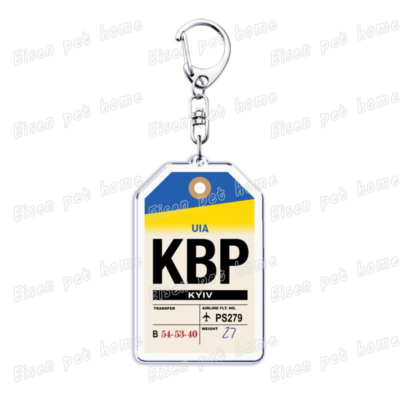 Plane Ticket Koffer Keyrings for Accessories Bag Key Chain Ring Jewelry Fans Gifts Travel Country Label Keychain Llaveros