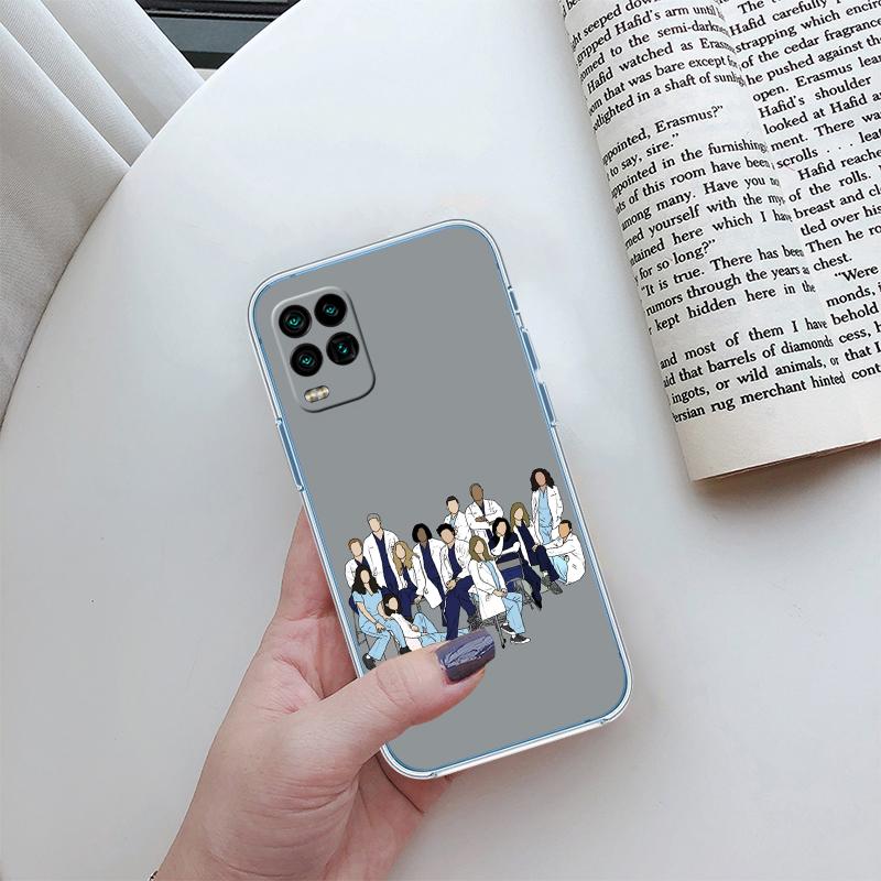 Grey's Anatomy Transparent Phone Case for Motorola Moto G7 G8 G9 G84 G85 G73 G24 G15 Z2 Play Power Plus