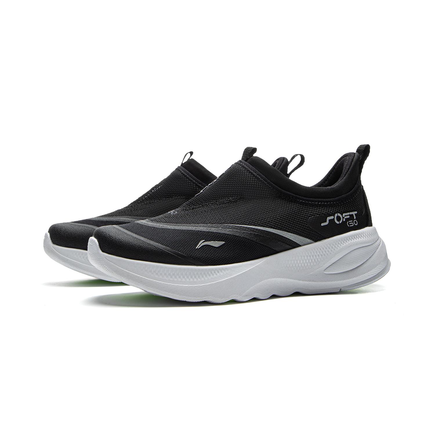 

Новые кроссовки LiNing SOFT GO 2 с амортизаторами, нескользящие, износостойкие, дышащие, с низким верхом, повседневные, женские, черные AGLV006-42 36