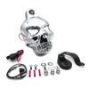 Motorcycle Skull Horn Cover for Harley Davidson Sportster Softail Big Twins V-Rods Stock Cowbell 1992-2020 Aftermarket Accessory
