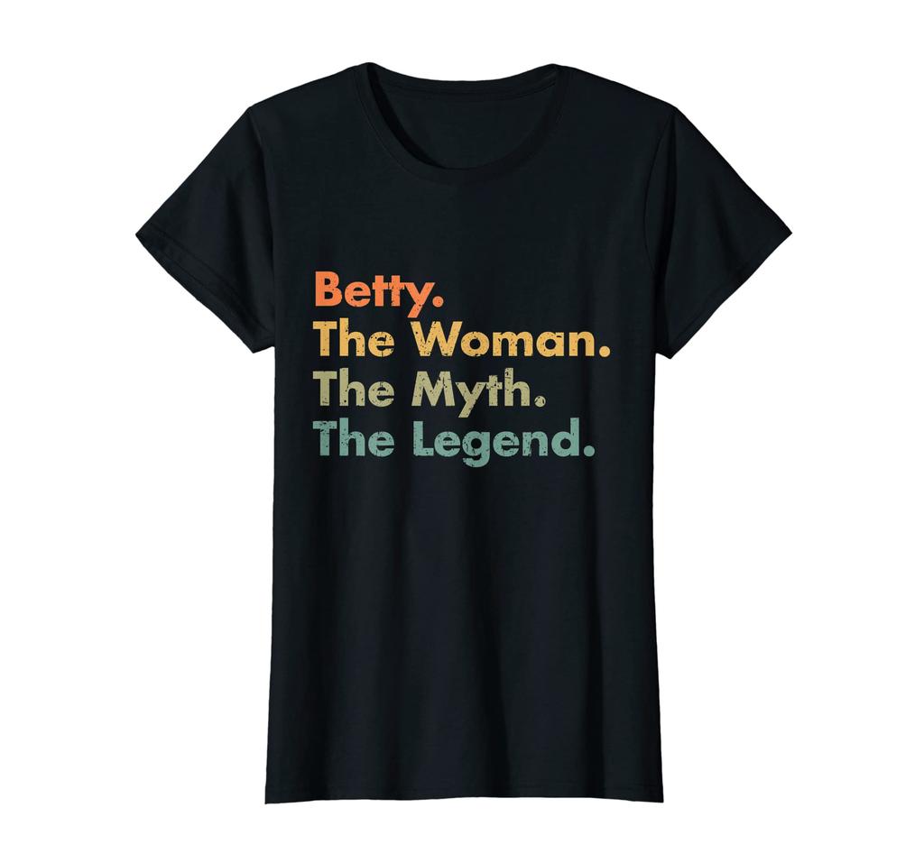 Women's Betty the Woman, Miss the Legend, Grandma T-Shirt