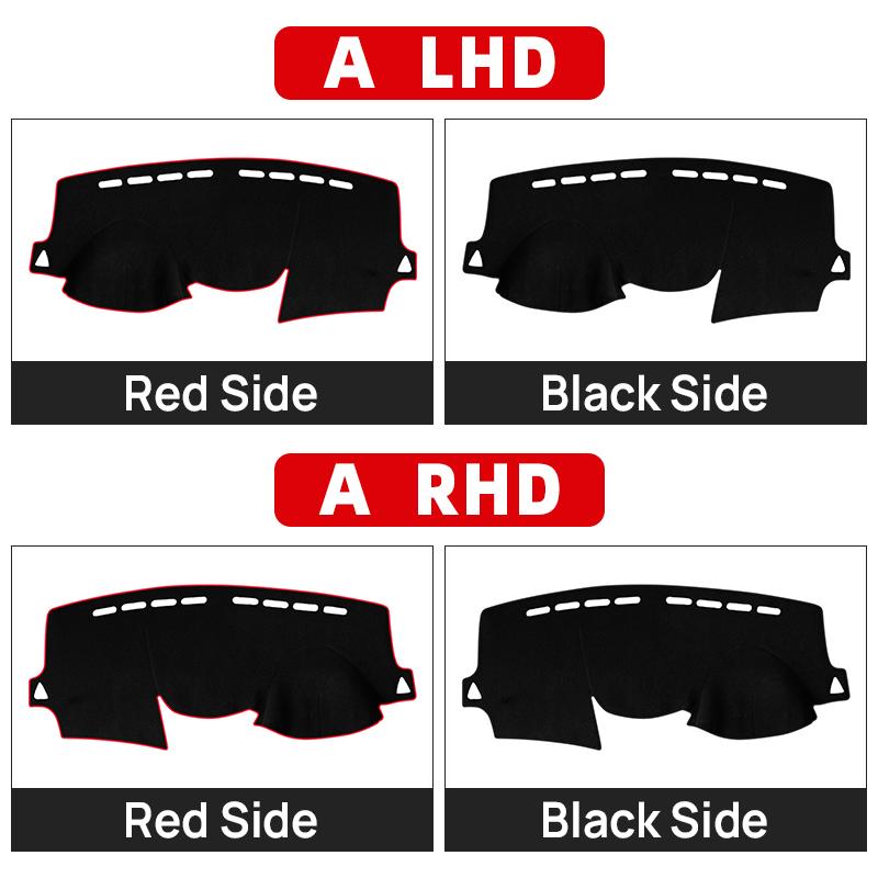 Car Dashboard Cover Avoid Light Pad Anti-UV Carpet Non-Slip Mat For Hyundai Solaris Accent RB 2010 2011 2012 2013 2014 2015 2016