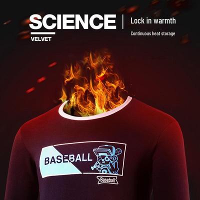 Herren Verdicktes Fleece Thermounterhemd - Slim Fit für Herbst- & Winter-Kälteschutz