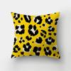 Yellow Cartoon Print Decorative Pillowcase Living Room Office Ornaments Home Pillowcase