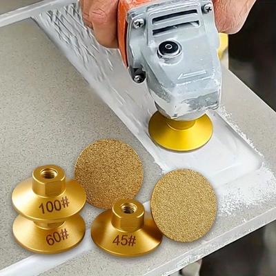 M10 Diamond Brazed Flat Grinding Head 2 Inch 50mm Abrasive Polishing Pad Marble Quartz Granite Cobblestone Grind Sharp Tool