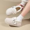 Fleece Wear-resistant Shoes, New All-inclusive Platform Doudou Shoes In Autumn and Winter 2025, Retro and Warm