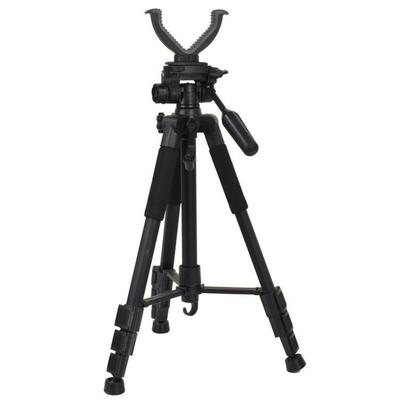 Telescopic Aluminum Tripod with Pan/Tilt Head for Bird Watching & Hunting - 5m Adjustable Outdoor Stand