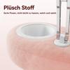 Plush Soft Tablet Pillow Stand Compatible With 5"-12.9" Kindle Ipad Phone/Tablet Google 360° Rotating Phone Holder For Bed