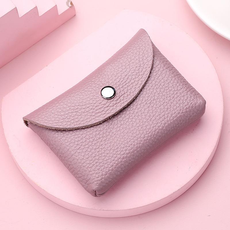 Leather Change Bag, Women's Coin Bag, Money Bag, Key Bag, First Layer Cowhide Small Wallet, Card Bag, Mini Soft Leather Small Bag.