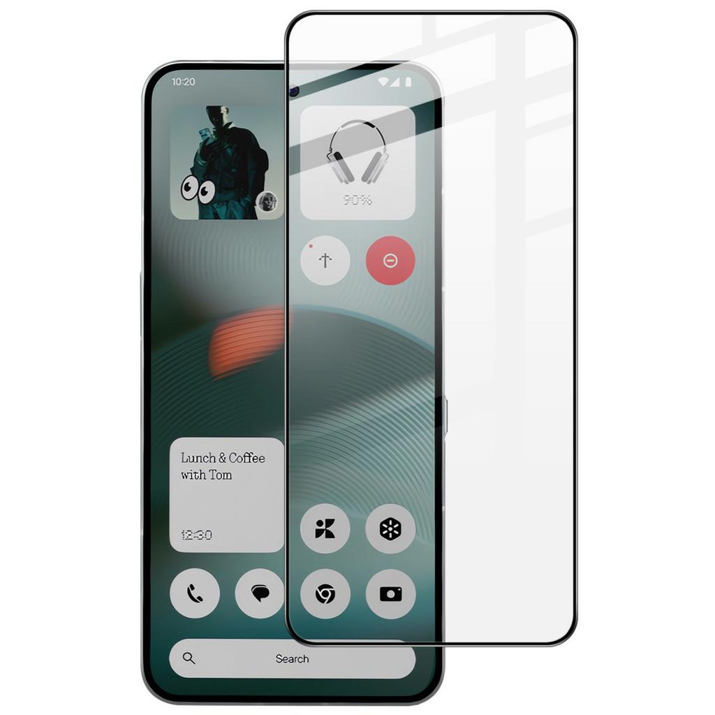 IMAK Pro+ Series For Nothing Phone (3) 5G Skjermbeskytter Full Dekning Herdet Glassfilm (Lås opp med fingeravtrykk)