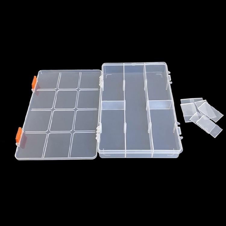 Fishing Tool Box Storage Case Plastics Fishing Tackle Box with Dividers Baits Lures Organizers Tray Easy to Carry