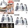 Adorable Christmas Penguin Led Light Garden Decoration With Acrylic Body
