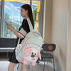 Schoolbag New Girl Casual Cute Cartoon Lightweight Versatile Junior High School Student High School Bag Large Capacity Backpack