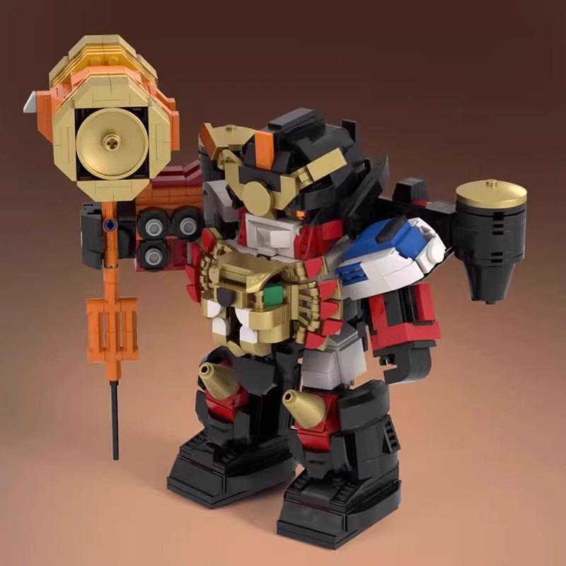 Small-Particle Building Blocks MOC SD Hero King GAOGAIGAR STAR Interstellar Assembly Toy Set