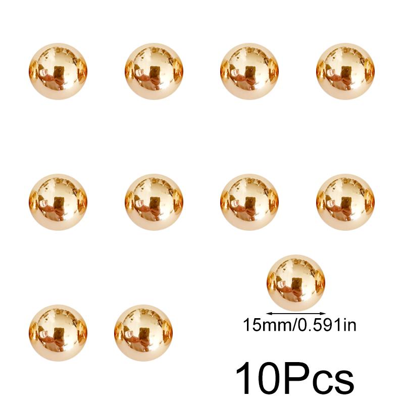 10Pcs 6/8/9/10/12/15/18/20mm DIY Gold Metal Button Nail Clothes/Bag/Shoes Round Head Screws Nail Bolt Mushroom Dome Strap Rivets