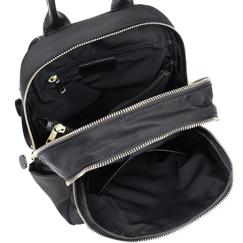 Luxe en cuir véritable et Oxford femmes Sac à dos mode voyage Sac à Dos Portable Sac à dos Design Sac à bandoulière Bolsas Sac a Main