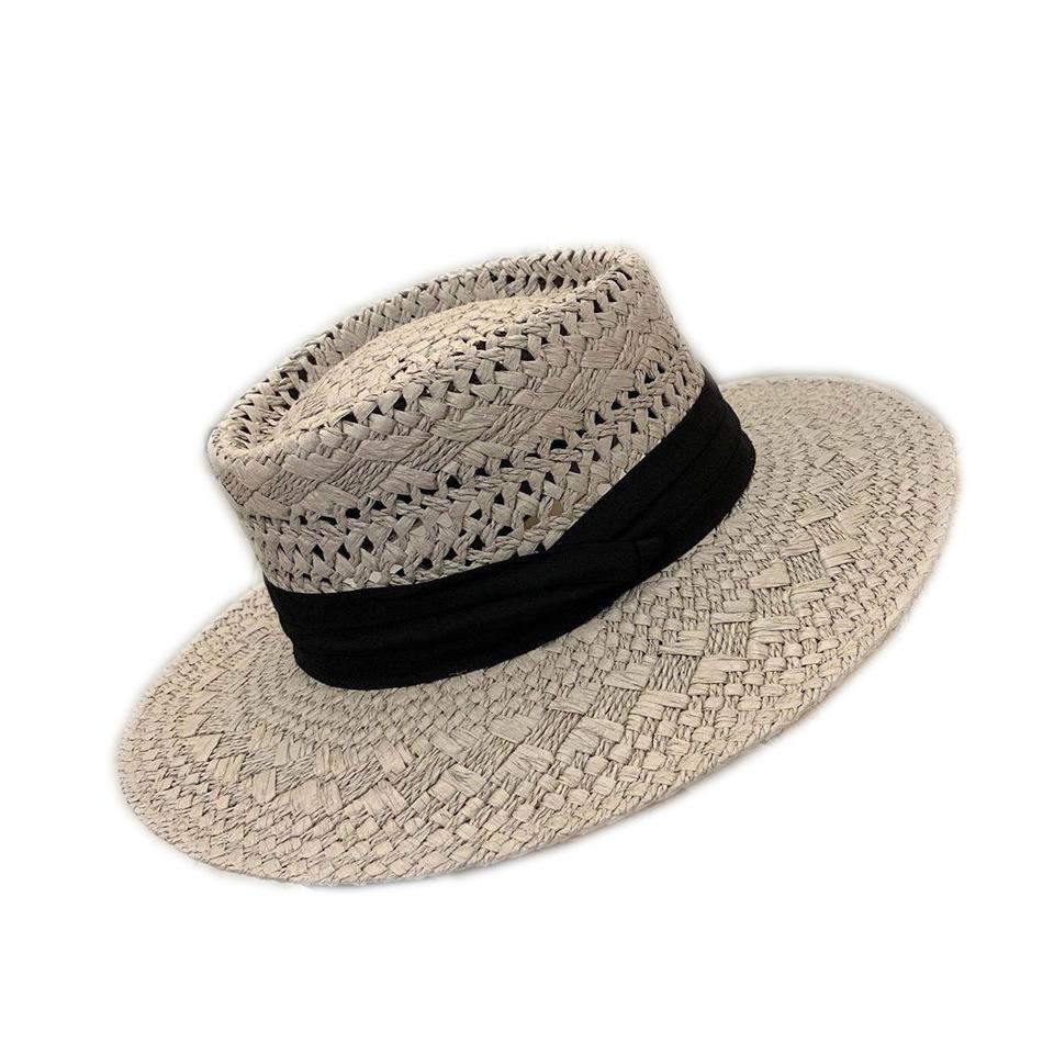 Chapeau d'été creux respirant en paille pour femme, protection solaire, chapeau de mode polyvalent tendance
