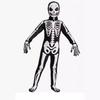 Tuta Intera da Cosplay Scheletro di Halloween con Stampa Digitale per Bambini Role Play