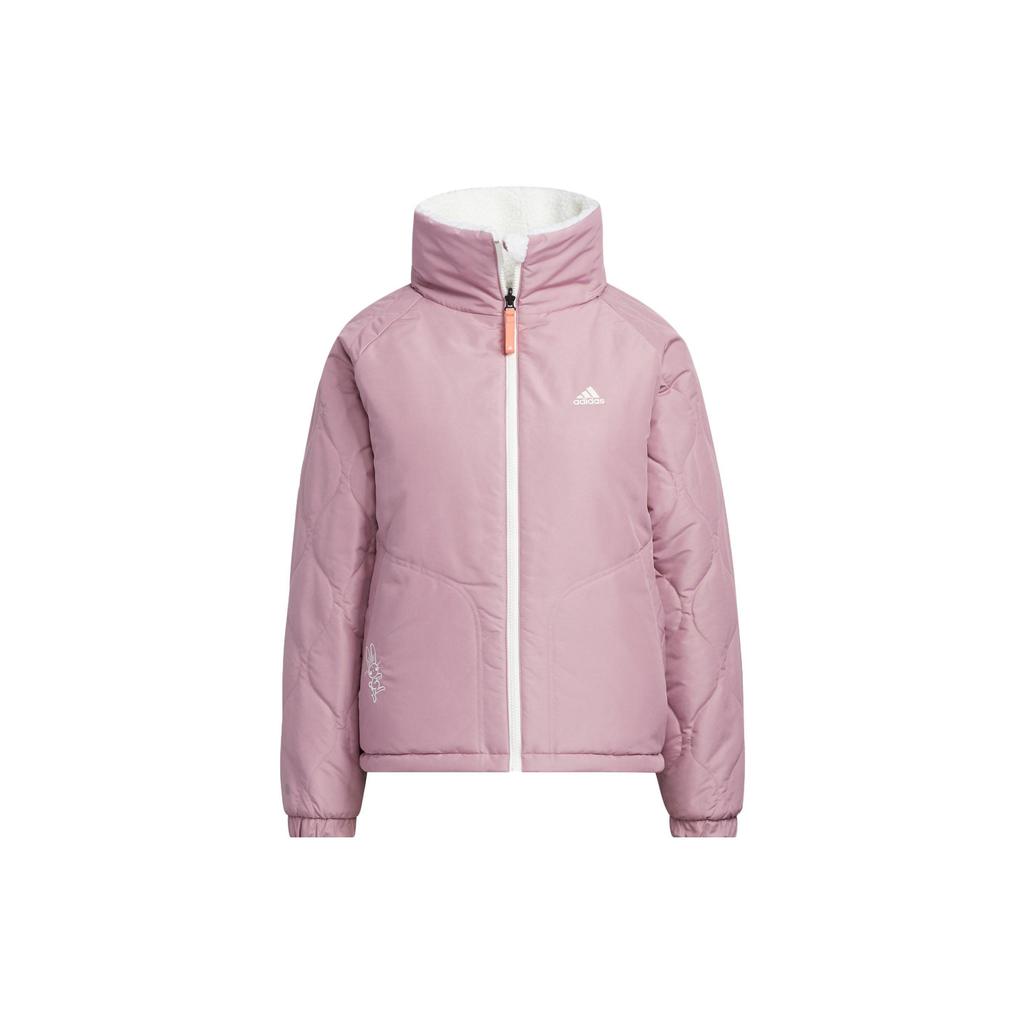 adidas Women's Reversible Sherpa Jacket Off White Female HY7217