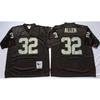 Rugby Jersey Oakland Raiders Retro Style 34 32 Embroidered Vintage Sports Fan Apparel Unisex