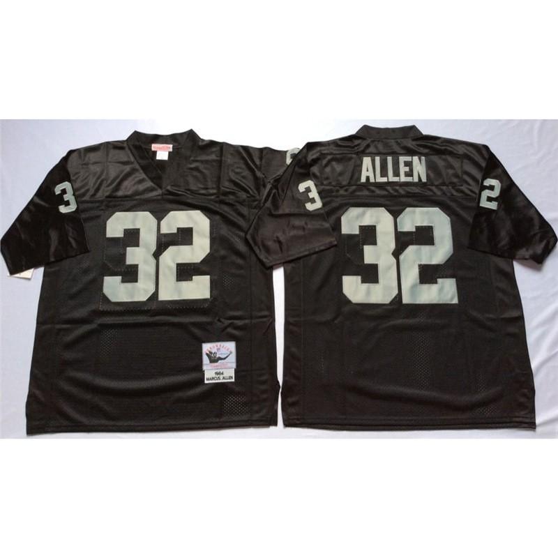 Rugby Jersey Oakland Raiders Retro Style 34 32 Embroidered Vintage Sports Fan Apparel Unisex