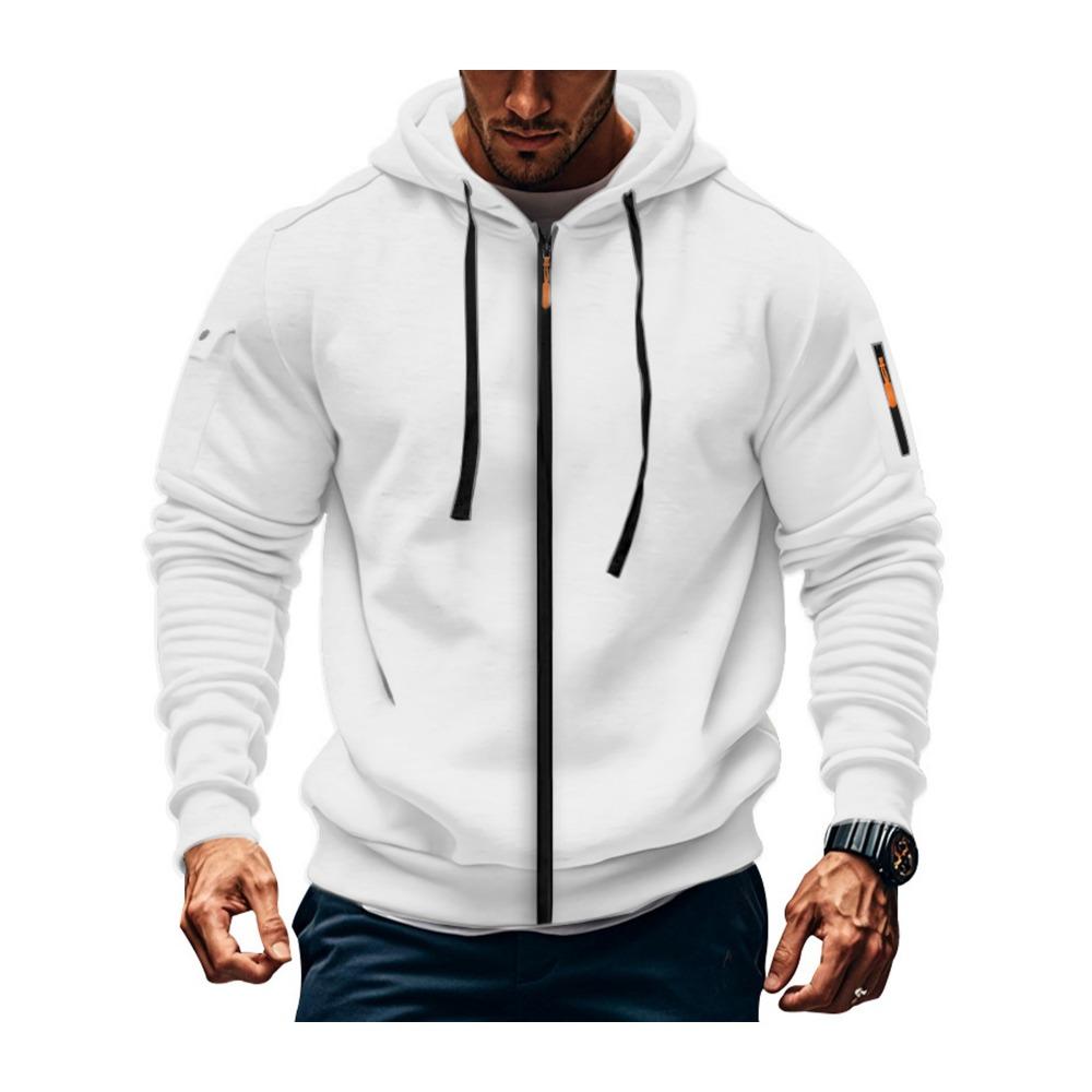 Spring and Autumn Men's Casual Sweatshirt Innovation Hooded Men's Cardigan Jacket Zipper Hoodie