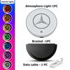Car Triangle Window Ambient Light Intelligent Sensing Gradient Decorative Light For Benz AMG Exclusive W204 W222 W205 W203 W213 ZL9