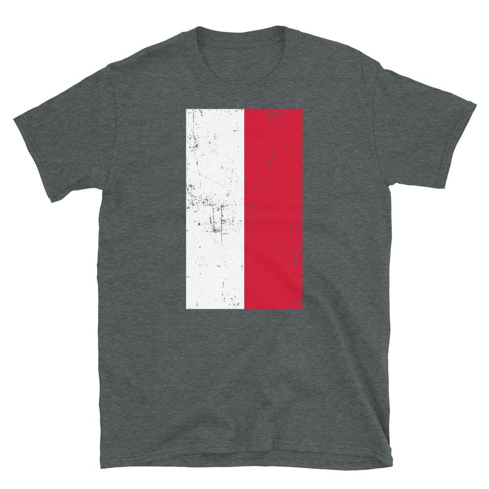 Monaco Europe Monte Carlo Distressed Flag ShortSleeve Unisex TShirt Unisex T-Shirt XXXXL
