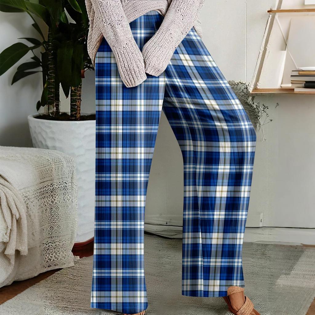 Pajama Pants, Sleepwear, Casual Drawstring Elastic Waist Pants, Comfortable Straight-leg Loose Pants