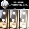 LONGSHINING Actress Makeup Tabletop Hollywood 30cm Wide X 6cm Long X 36cm Lighting 10x 9 LED Adjustable USB Powered Mirror, Mirror, Mirror, High,
