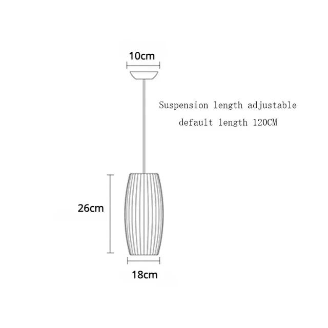 

Nordic Fabric Ресторан Гостиная Подвесная Люстра Светильник Бар Отель Столовая Лестница Украшения Подвесной Светильник Neutral light