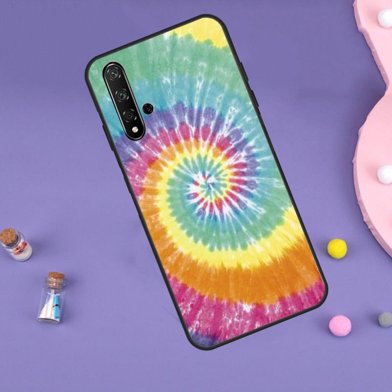 

Психоделический чехол с принтом тай-дай в стиле хиппи для Huawei Nova 11i 3i 7i 5T 11 9 10 SE Y60 Y61 Y70 Y90 Y91 P20 P40 Lite P30 Pro Nova 11 Pro
