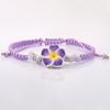 Beads Flower Bracelet Boho Egg Flower Bangle Polymer Clay Braid Rope Bracelet  Jewelry Gifts