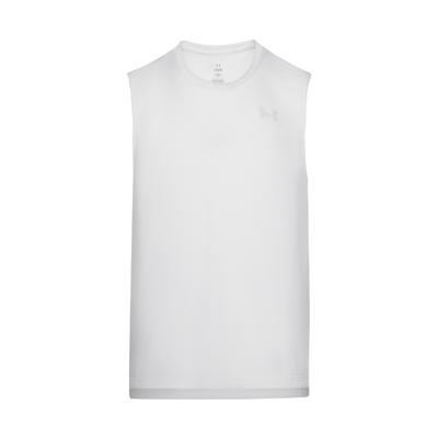 Velociti Jacquard Solid Fitness Training Running Breathable Comfortable Tank Top Men Tops White 6010888-100