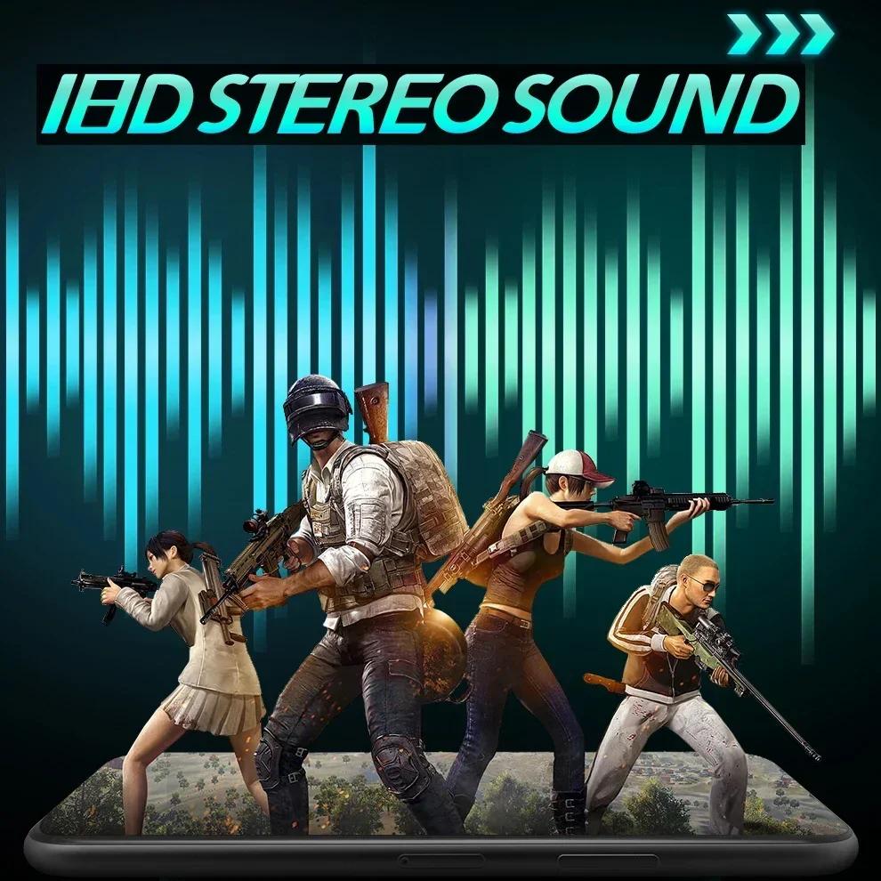 Gaming Sleep Invisible Stereo Headset IPX5 Waterproof Game Wireless Earphone Earbuds & Mic For iPhone Bluetooth 5.3 Headphones