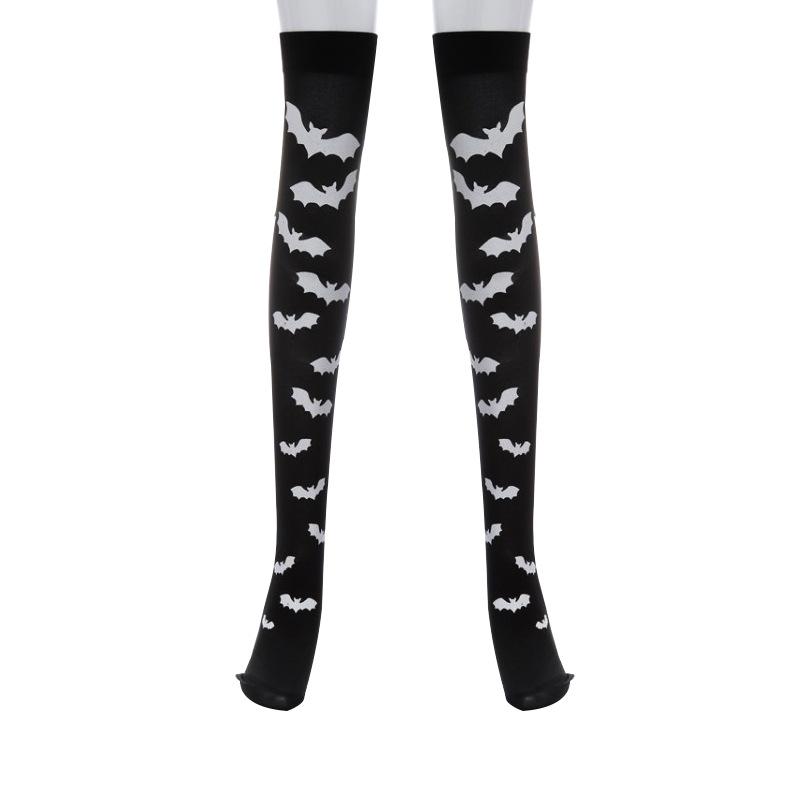 Halloween Party Skeleton Bat Spider Web Stockings Ghost Festival Party Atmosphere Horror Dress Up Stockings