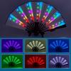 LED Luminous Lace Rose Folding Dance Fan - Chinese Style Wedding Accessory