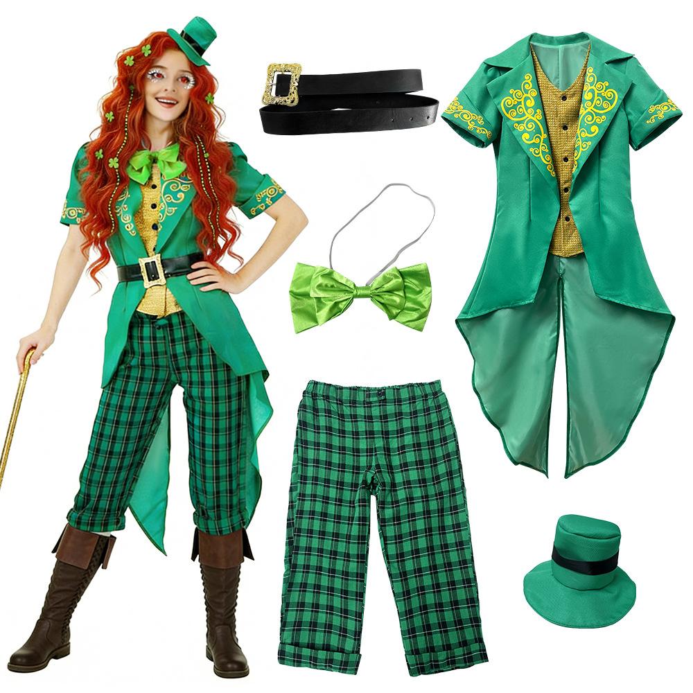 улица. Карнавальные костюмы на День Святого Патрика Ирландские костюмы эльфов Костюмы для маскарада M