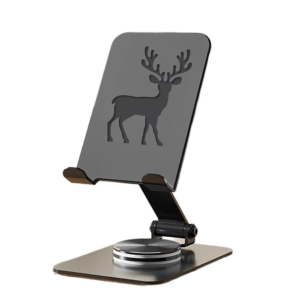 All-Metal 360° Rotating Phone Holder Stand for Home & Live Streaming