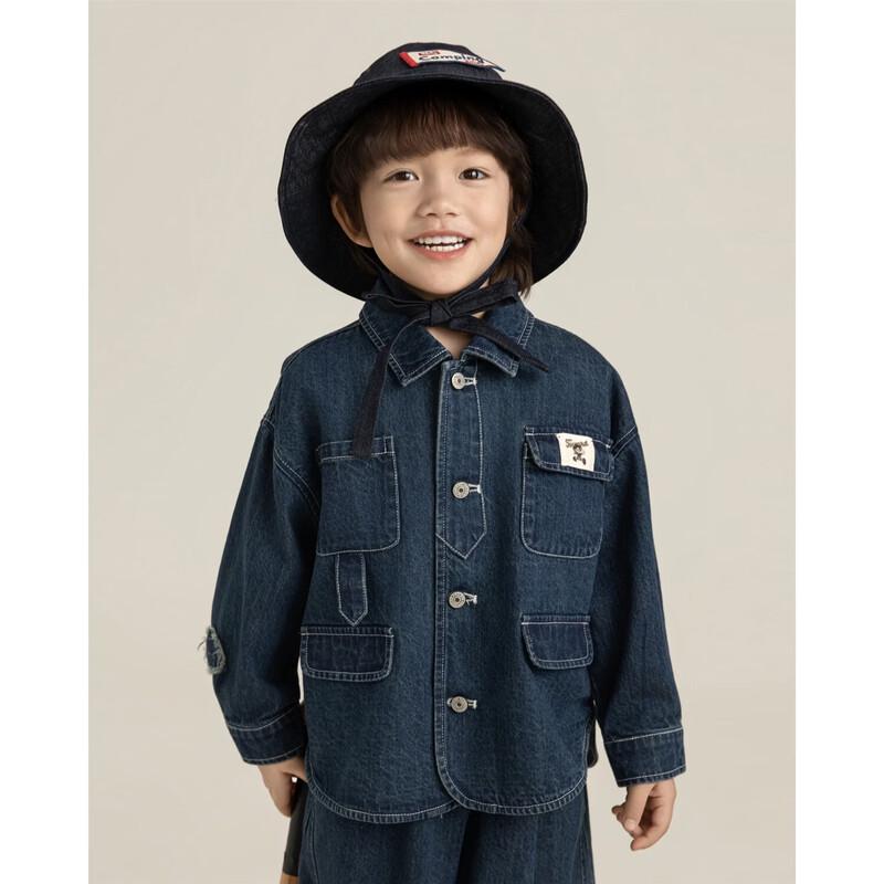 Boys' 3-Piece Spring Outfit: T-Shirt, Carrot Pants & Denim Jacket
