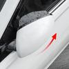 2in1 Car Rearview Mirror Rain Eyebrow Reversing Small Round Mirror Rainproof Sunshade Sticker Car Rain Shield Blind Spot Mirrors
