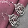 925 Sterling Silver Pendant Earrings Fashion Wedding Jewelry