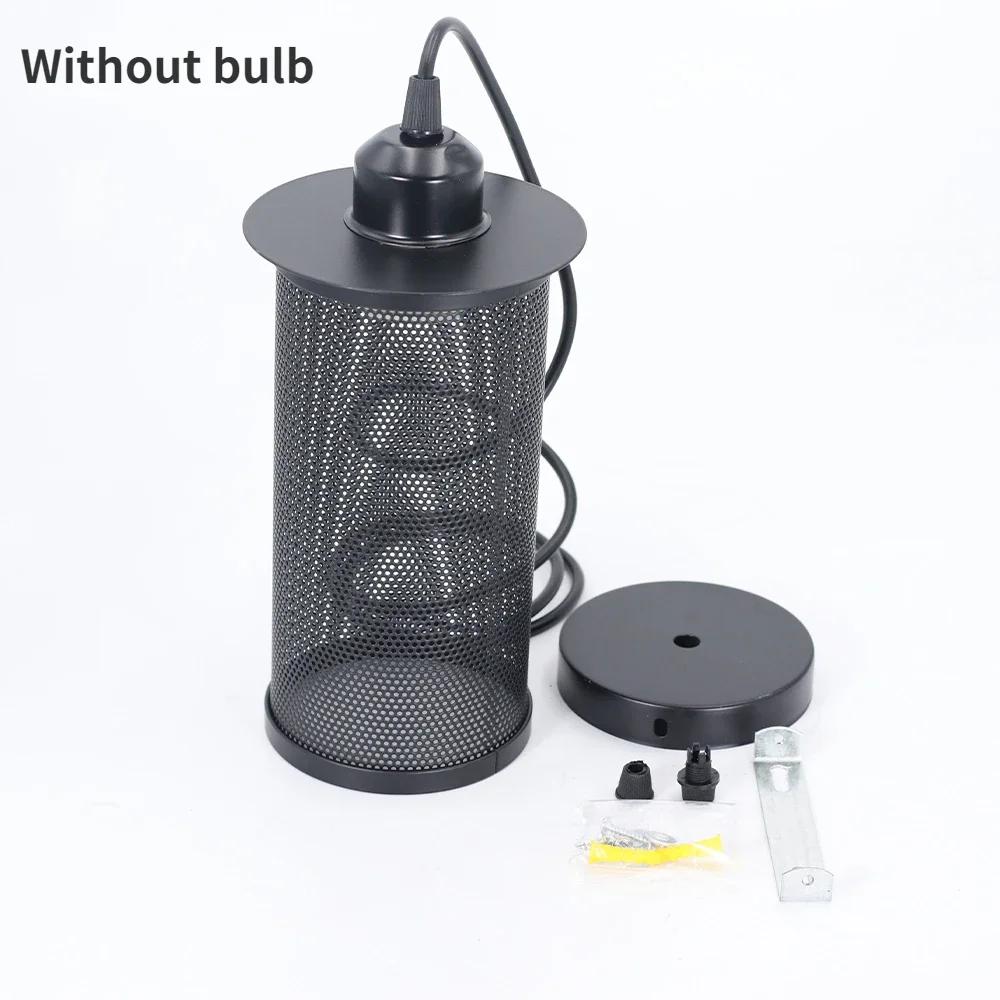 

Ретро Кованое Железо Индустриальный Ветер Самые Дешевые Люстры Отель Металлическая Сетка Подвесные Светильники Люстра Освещение Single Head 1.2M