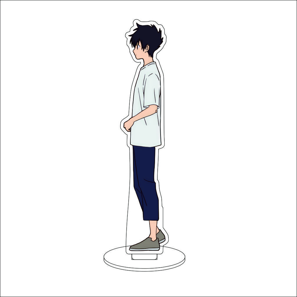 16CM Anime Summer Time Rendering Cosplay Acrylic Stand Ornaments Southern Hizuru Kofune Ushio Figure Stand Halloween Gifts