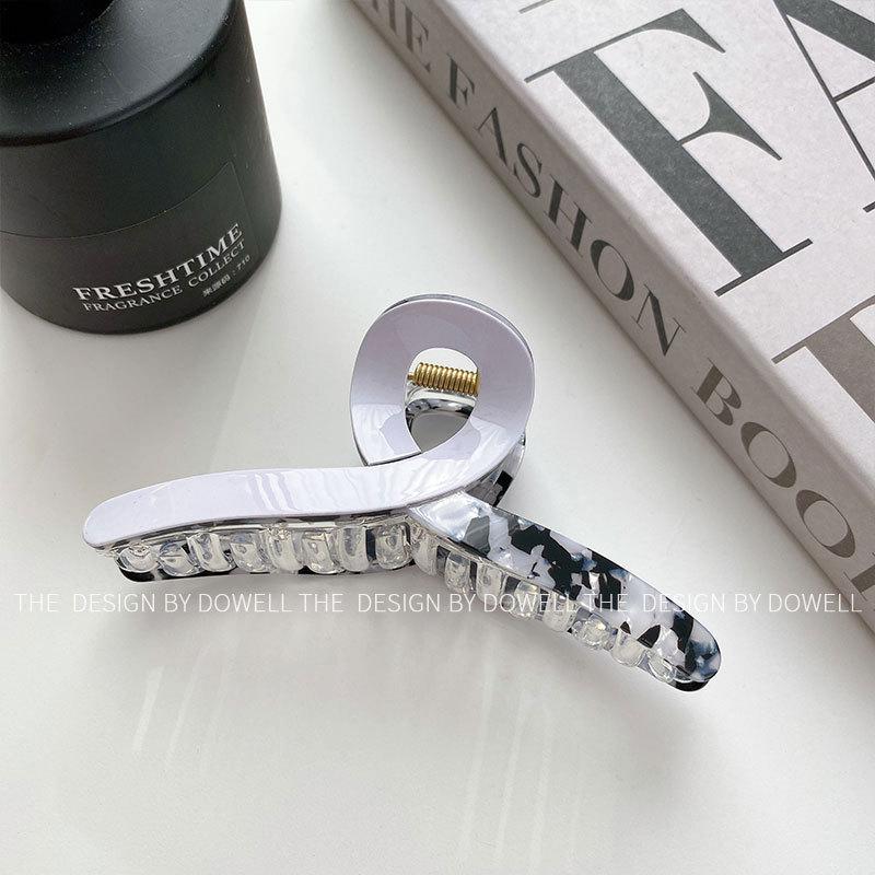 

Doweisi Hair Designer Claw Clip Set In Multiple Colors For Elegant Womens Hair Accessories Light Purple Ribbon