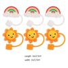 6pcs Straw Dust Plug Portable Child Straw Hat Cover