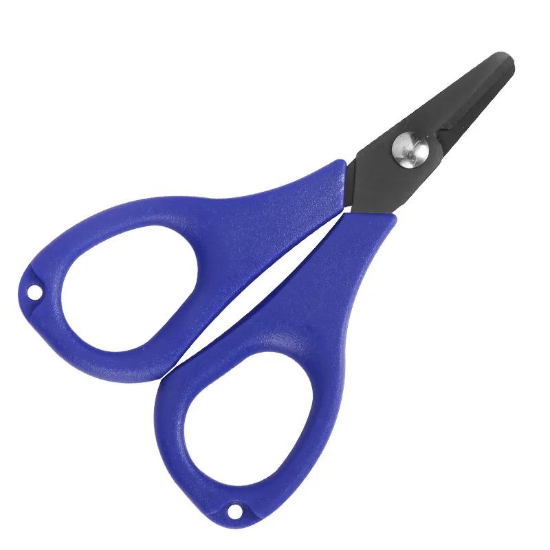 420 Stainless Steel Black Titanium Mini Fish Line Cutter Round Head Outdoor Fly Fishing Scissor Tackle Pesca Accessories