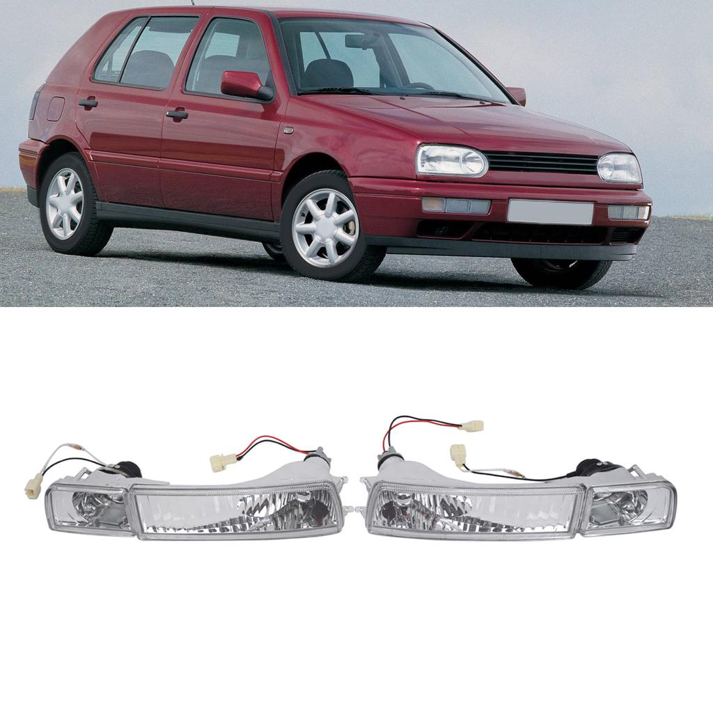 Side Marker Light Parking Turn Signal Parking Light Replaces 1HM941778 1HM941777 for MK3 F 1993-1998